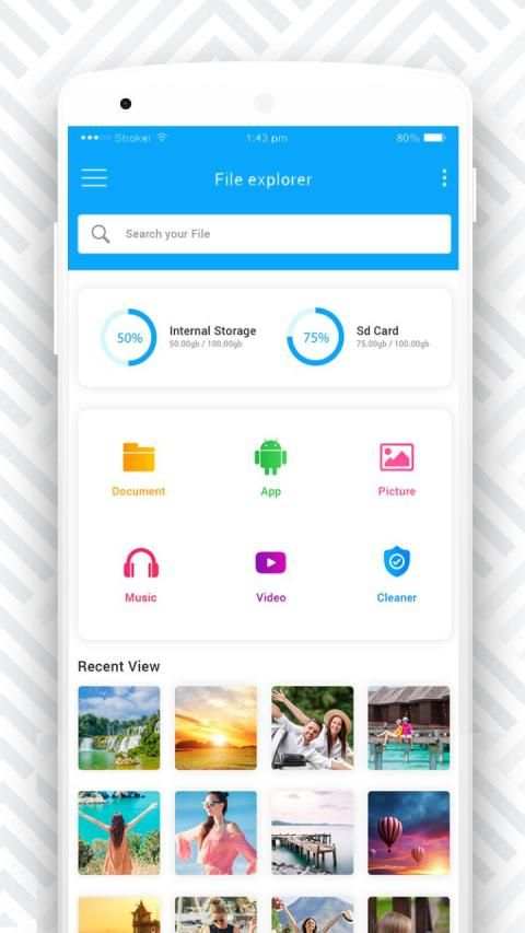 EX File Manager स्क्रीनशॉट 1