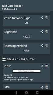 Lettore SIM (ICCID - IMSI - MCC e altro) स्क्रीनशॉट 3