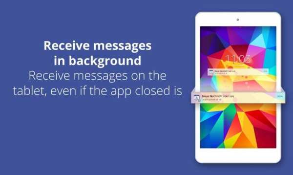 Tablet Messenger screenshot 2