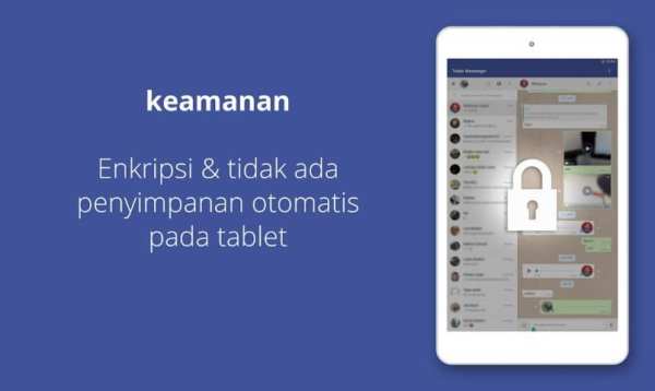 Tablet Messenger screenshot 1