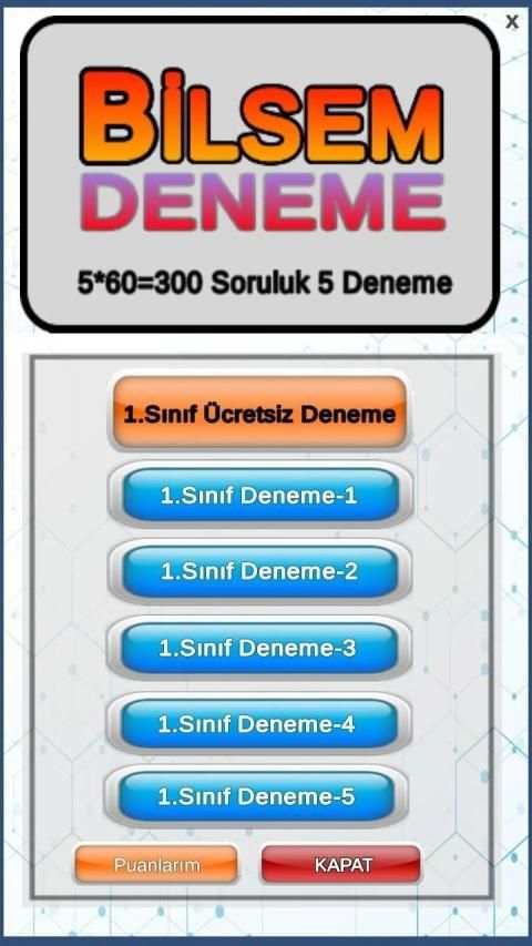 Bilsem Deneme 1.sınıf screenshot 13