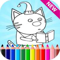 Coloring Book for Три Кота on 9Apps