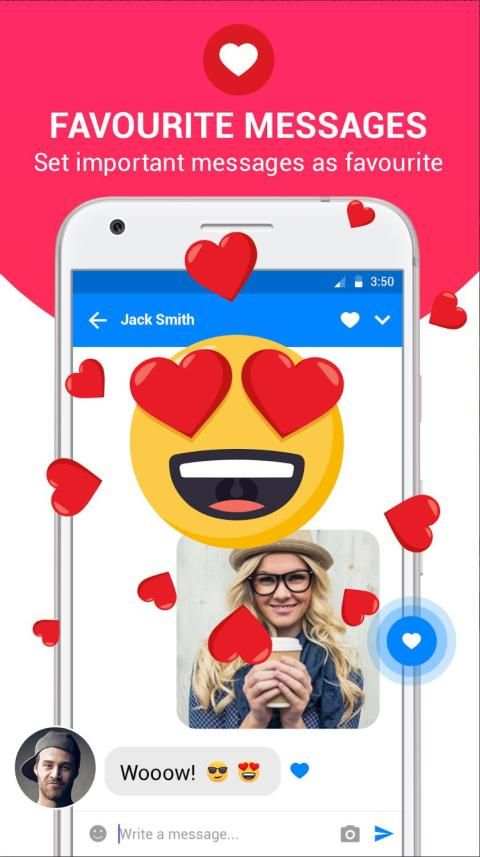 Messenger SMS for text - Dual Space - Dual App screenshot 5