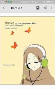 Status WA Hijrah : Kartun Muslimah screenshot 3