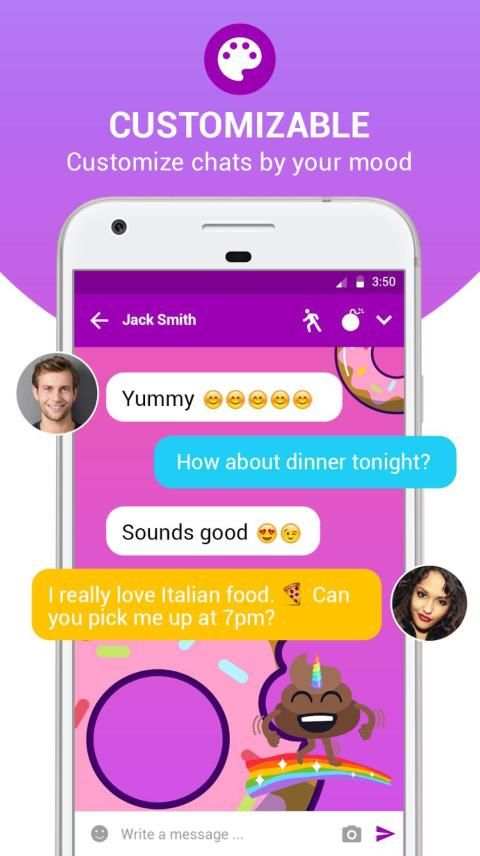 Messenger SMS for text - Dual Space - Dual App screenshot 6