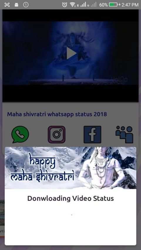 Mahashivratri Video Status screenshot 2