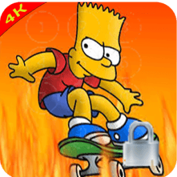 ikon Bart Simpson Lock Screen 4K