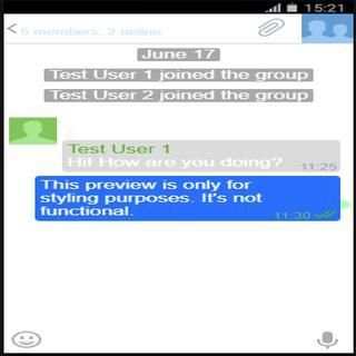 iPhone iMessanger for Android screenshot 1