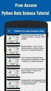 Python Data Science Tutorial screenshot 1