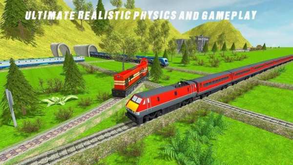 Long European Train Driving New Train Free Game screenshot 7