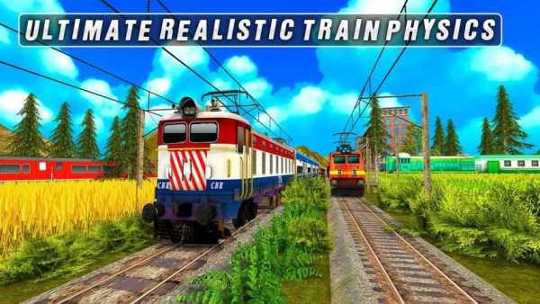 Long European Train Driving New Train Free Game स्क्रीनशॉट 10