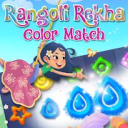 Rangoli Rekha: Color Match 3