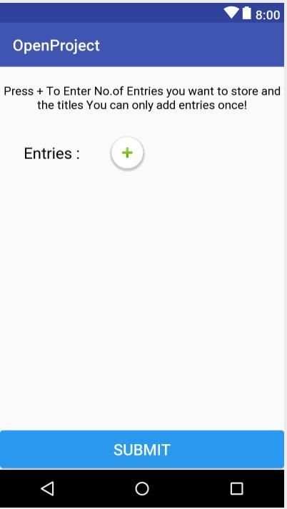 Data Entry screenshot 1