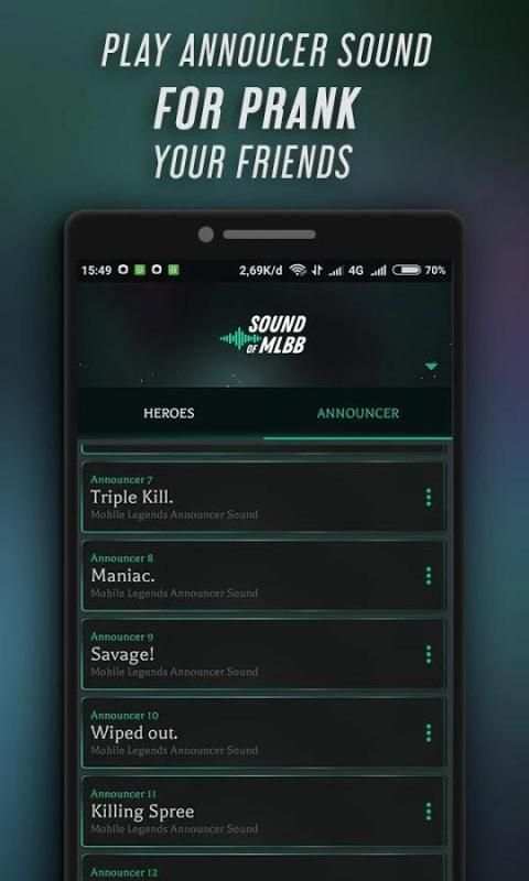 Suara Mobile Legend screenshot 3