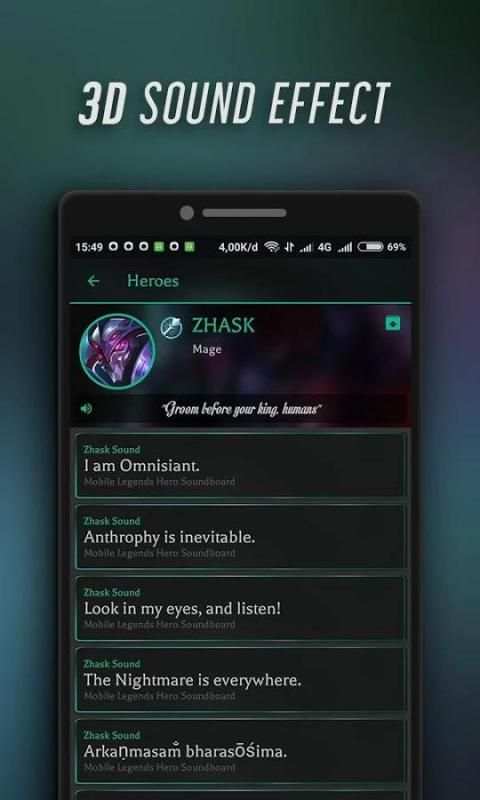 Suara Mobile Legend screenshot 1