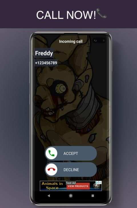 Call with Freddy - Prank fake call Simulator * screenshot 5