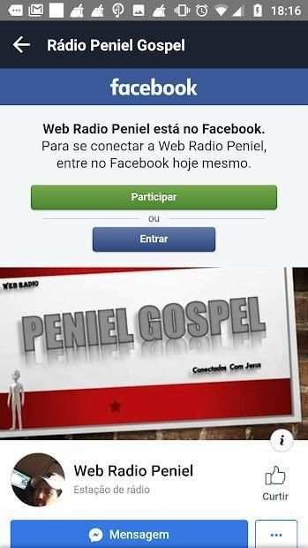 Web Radio Peniel Gospel screenshot 2