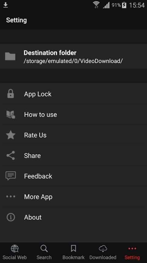 Video Downloader स्क्रीनशॉट 2