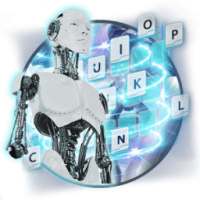 AI robot technology&holographic tech neon keyboard on 9Apps