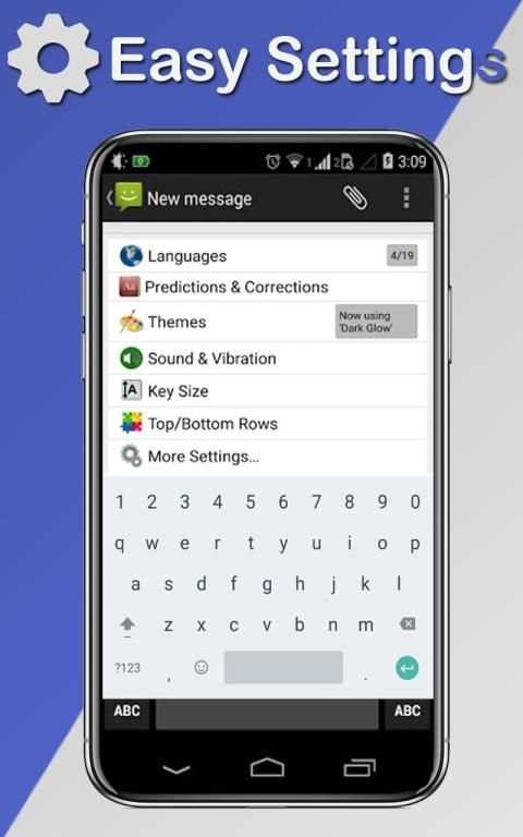 Keyboard for Samsung S8 screenshot 1