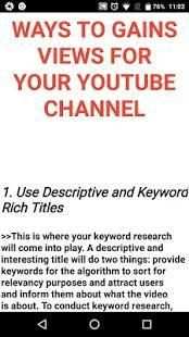 Grow Your YouTube Channel screenshot 3