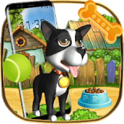 3D Cute Puppy Lock Screen आइकन
