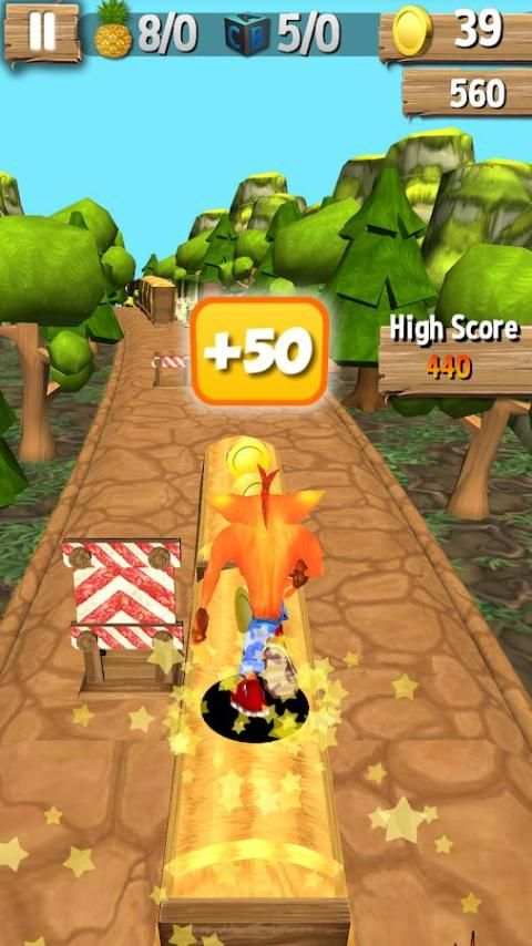 Temple Lost Crash Jungle Run Bandicot screenshot 2
