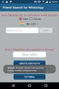 Friend Search for WhatsApp स्क्रीनशॉट 1