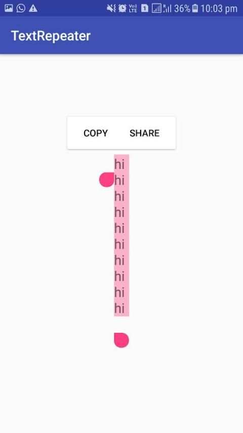 TextRepeater screenshot 1