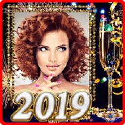 New Year Photo Frame New Year's greetings 2019