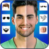 Man beard: Handsome Men photo editor, tattoo on 9Apps