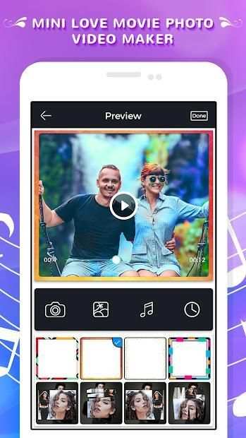 Mini Love Movie Photo Video Maker स्क्रीनशॉट 5