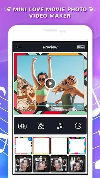 Mini Love Movie Photo Video Maker स्क्रीनशॉट 4