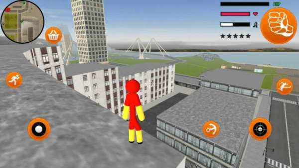 Iron Stickman Vegas Crime Rope Hero Simulator screenshot 4