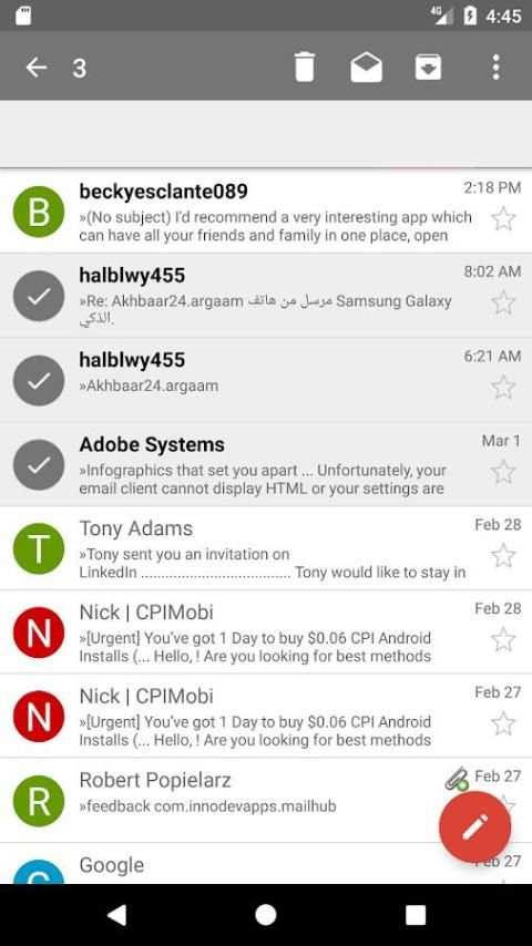 Email for Gmail - Google Mail App स्क्रीनशॉट 5