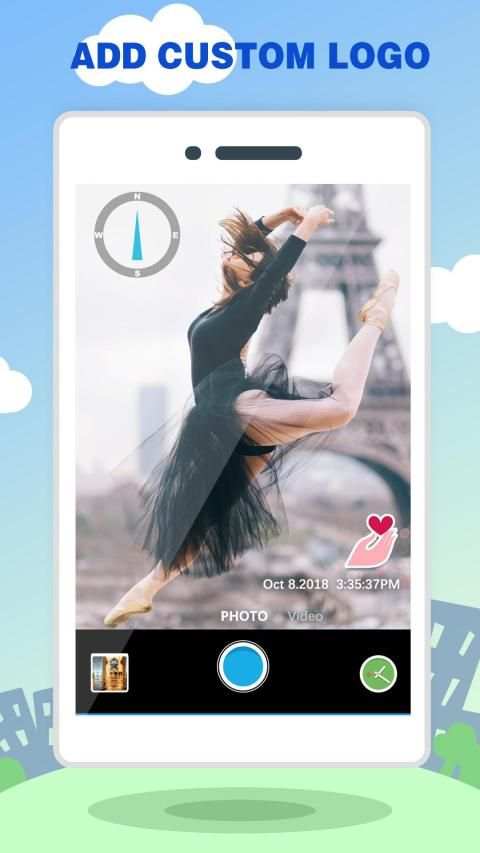 Watermark Camera 2020 - Auto add watermark screenshot 3