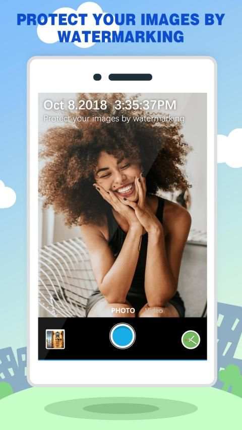 Watermark Camera 2020 - Auto add watermark screenshot 1