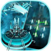 3D Tech Spaceship - lock screen themes