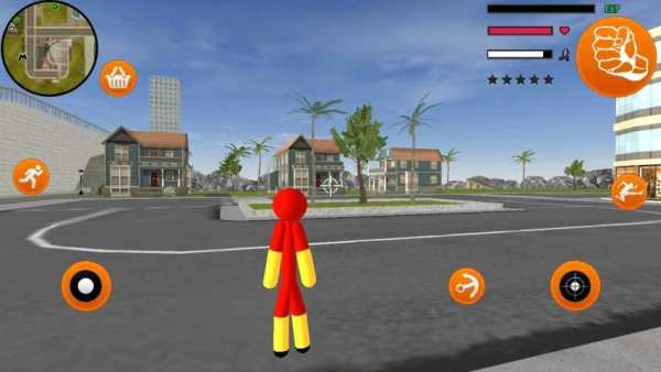 Iron Stickman Vegas Crime Rope Hero Simulator screenshot 2