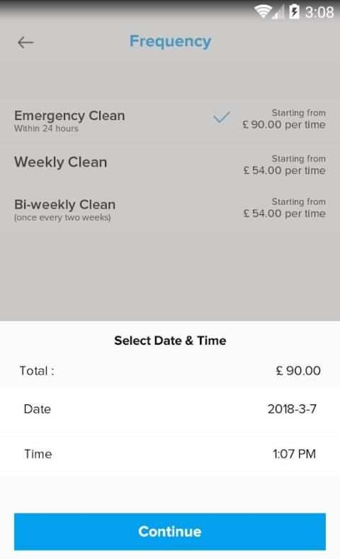The Cleaning App screenshot 3