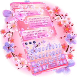 ikon Beautiful SMS Keyboard Themes 2018