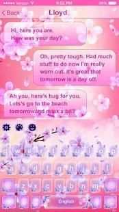 Beautiful SMS Keyboard Themes 2018 screenshot 5
