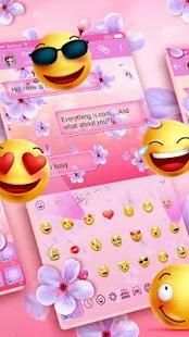 Beautiful SMS Keyboard Themes 2018 screenshot 7