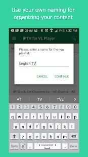 IPTV Manager for VL Player स्क्रीनशॉट 1