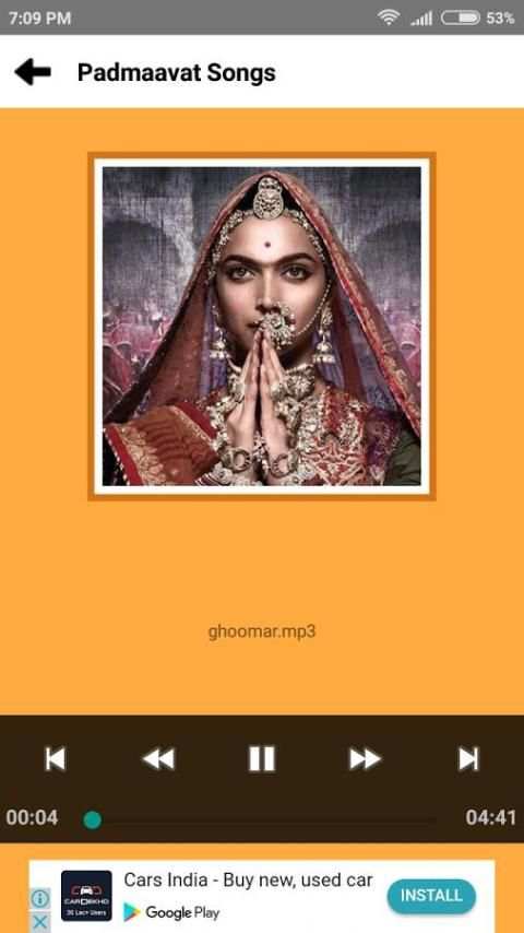 Padmaavat Movie Songs स्क्रीनशॉट 1