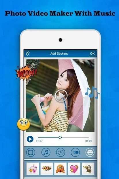 Photo Video Maker with Music : Slideshow Maker स्क्रीनशॉट 2