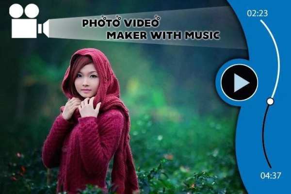 Photo Video Maker with Music : Slideshow Maker स्क्रीनशॉट 1