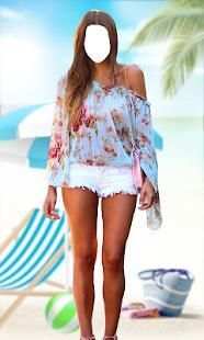 Short Dress Girl Photo Montage screenshot 1