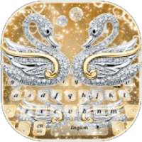 Keyboard Golden Swan Mewah on 9Apps