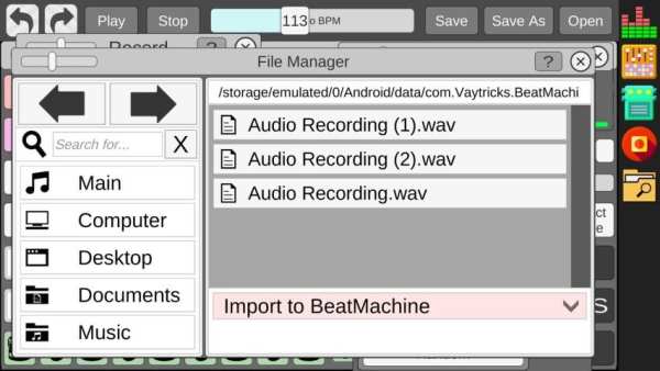Beat Machine - Audio Sequencer screenshot 2
